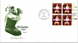 FDC 1979 SC #1800 Artmaster Cachet - North Pole, AK - Booklet Of 4 - F71692