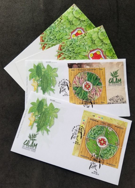 Malaysia Salad 2013 Tree Fruit Vegetable Flora Gastronomy Food (special FDC)