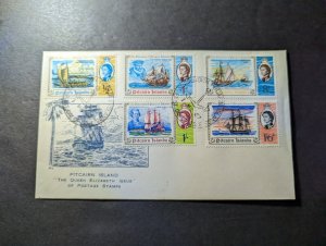 1967 British Pitcairn Islands Souvenir First Day Cover FDC QE2 Stamp Issue