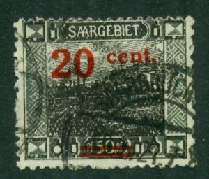 Saar 1921 #89 U SCV (2024) = $0.50