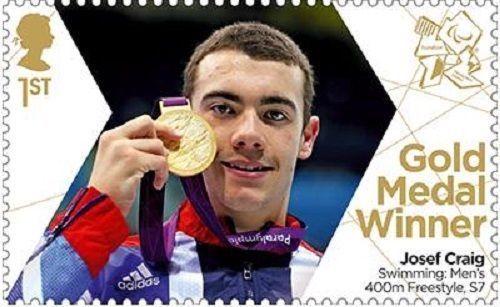 GB ParalympicsGB Gold Medal Winner Josef Craig single MNH 2012
