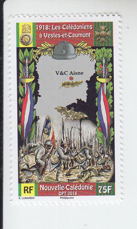 2018 New Caldonia New Caledonians in WWI (Scott 1240) MNH