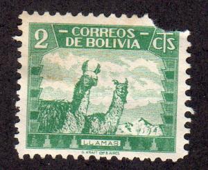 Bolivia 251 - Mint-H - Llamas (cv $1.50) (2)