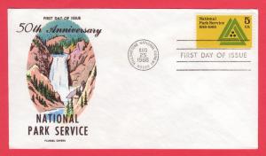 #1314 National Park Service - FLEUGEL CACHET!