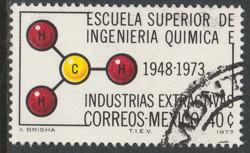 MEXICO 1056, 40c Anniv of Chemical Engineering School USED. F-VF. (364)