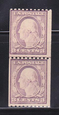 United States 488 Line Pair MNH George Washington