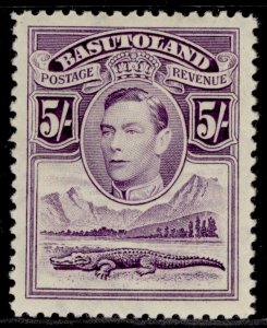 BASUTOLAND GVI SG27, 5s violet, M MINT. Cat £45.