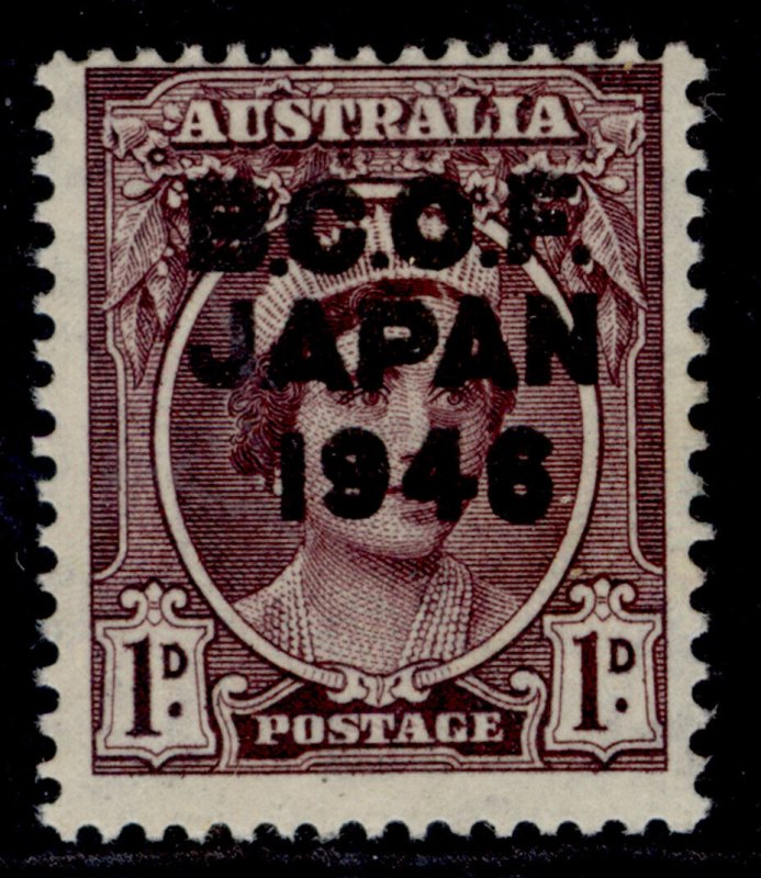 AUSTRALIA - BCOF Japan GVI SG J2, 1d brown-purple, LH MINT.