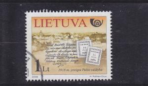 Lithuania  Scott#  820  Used 