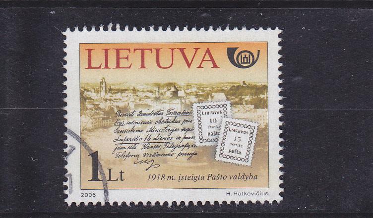 Lithuania  Scott#  820  Used 