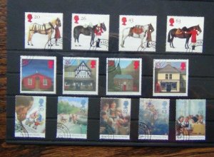 GB 1997 Horses 1997 Post Offices 1997 Enid Blyton sets Used