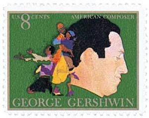 1973 George Gershwin Single 8c Postage Stamp, Sc# 1484, MNH, OG