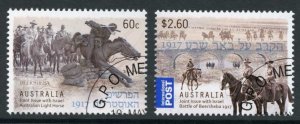 Australia SG3985/6 2013 The Battle of Beersheba  Fine Used