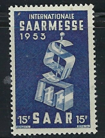 Saar 246 MNH 1953 issue (fe6233)