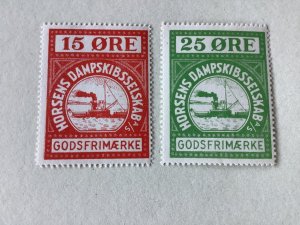 Denmark Horsens Steamship company mint never hinged stamps A3061