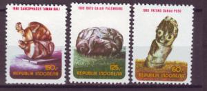 J21099 Jlstamps 1980 indonesia mh set #1077-9 art