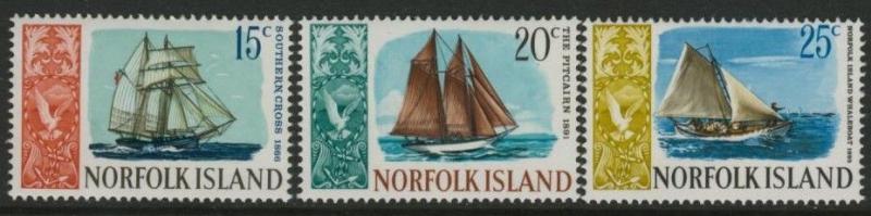 Norfolk Island 108-10 MNH Ships