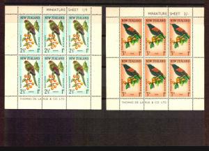 8 BIRD SHEETS NEW ZEALAND MNH STAMPS CATALOGUE VALUE 120 GB POUNDS