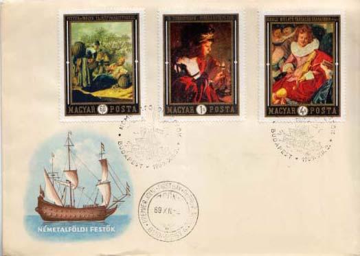 Hungary, First Day Cover, Art