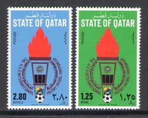 1981 QATAR, SG n. 715/16 - Military Football World Championships - MNH**