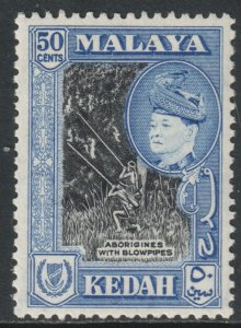 Malaya Kedah Scott 90 - SG99, 1957 Sultan 50c MH*