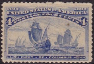 U.S. #233 Mint H