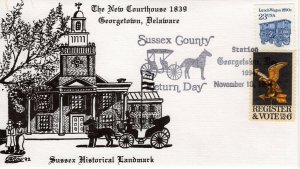 COURTHOUSE, RETURN DAY, GEORGETOWN, DE 1994   FDC11117