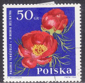 Poland 1282 Peony 1964