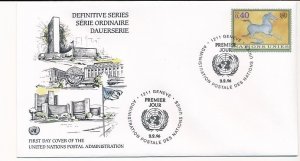 D171911 Definitive Series FDC United Nations Geneva Bureau