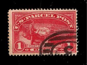 US 1913  Sc# Q 1   PARCEL POST  Used -  Light C Cancel 