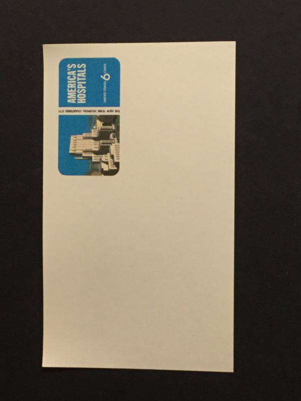 US SC# UX60 America’s Hospitals Post Card MNH