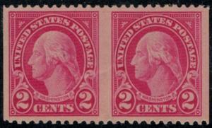 554a VF/XF OG NH, Imperf Between, natural gum skips, Nice! ww1938