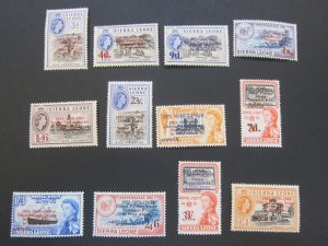 Sierra Leone 1963 Sc 251-6,C8-13 set MNH/MH