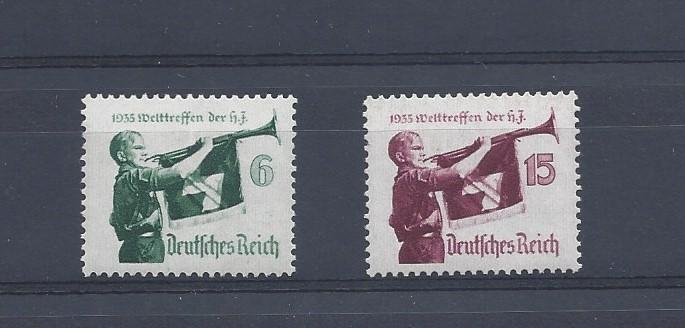 Germany, 463-64, Hitler Youth Meeting Singles, **MNH** (LL2018) (Z1)