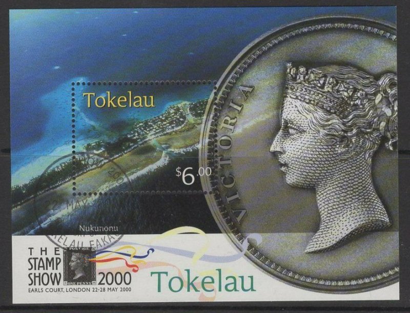 TOKELAU ISLANDS SGMS308 2000 THE STAMP SHOW 2000 FINE USED