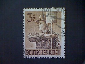 Germany, Scott #B237, used (o), 1943 semi-postal, Reich Service Corp, (3+7)pfs,