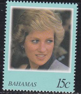 Bahamas # 901A, Diana, Princess of Wales, NH 1/2 Cat..