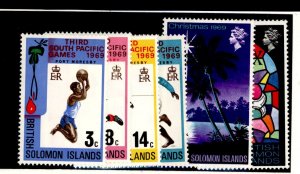 Solomon Islands (British Solomon Islands) #198-203  Single (Complete Set)