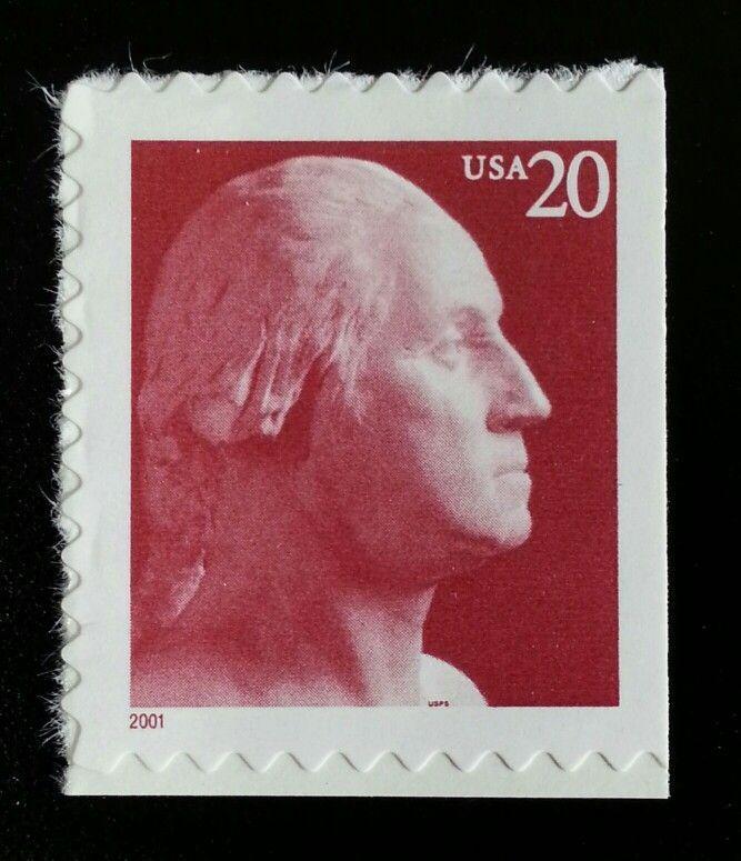 2001 20c George Washington, Booklet Single Scott 3483 Mint F/VF NH