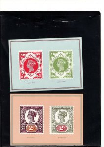 GB 1987 National Postal Museum Card set of 3 pc's - Stamp Essays