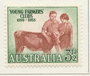 1953 AUSTRALIA 2 1/2d MH* Stamp A28P19F27754-