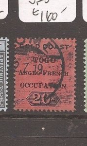 TOGO (2008) ON GOLD COAST 20/- SGH46  VFU 