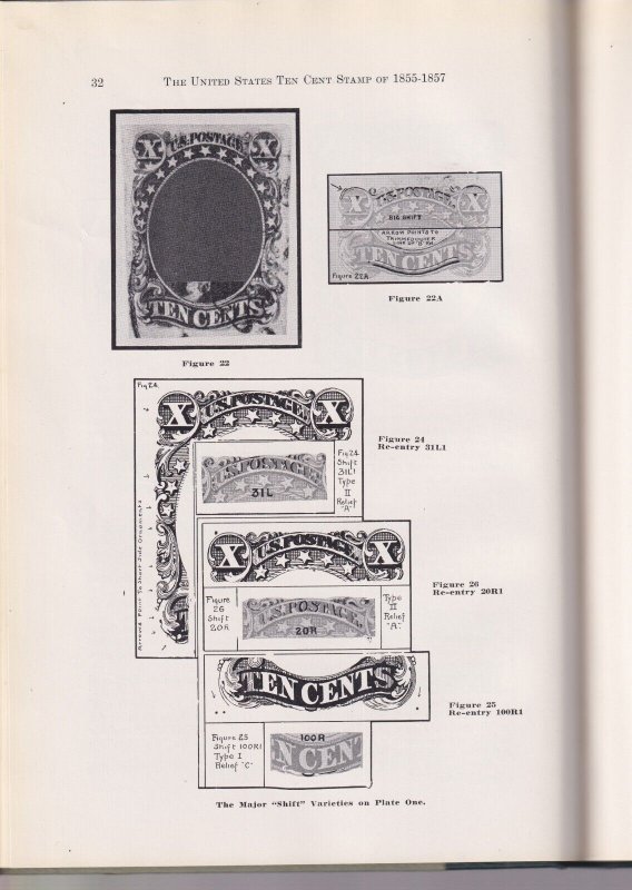 US Ten Cent Stamp of 1855-1857, Stanley Ashbrook, Deluxe Edition, #128 of 200.