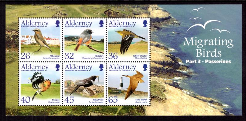 Alderney 238a Birds Souvenir Sheet MNH VF