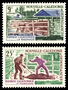 New Caledonia 1969 Scott #372-373 Mint Never Hinged