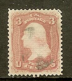 Scott #88, 3c Washington, F-VF Centering, Used