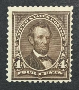 MOMEN: US #254 MINT OG H #29178