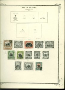 Collection, North Borneo, 1901/1963 Catalog $58, Mint & Used