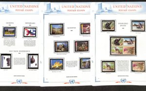 United Nations Stamp Collection in White Ace Album, Mint NH, 2002-2005