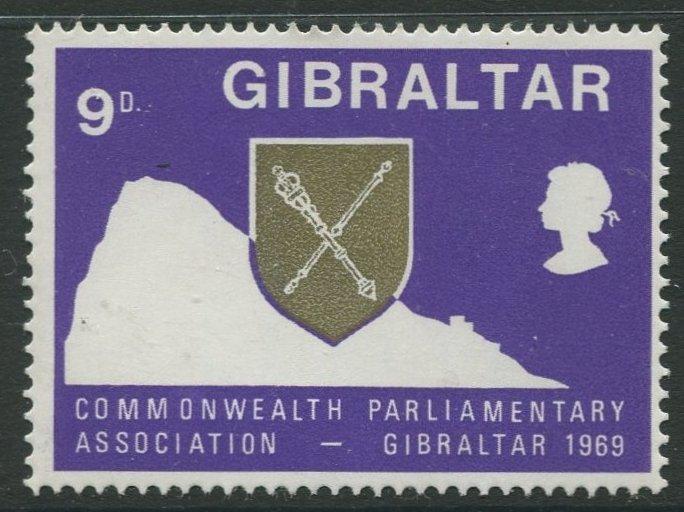 Gibraltar #220 QEII MNH  Scott CV. $0.25